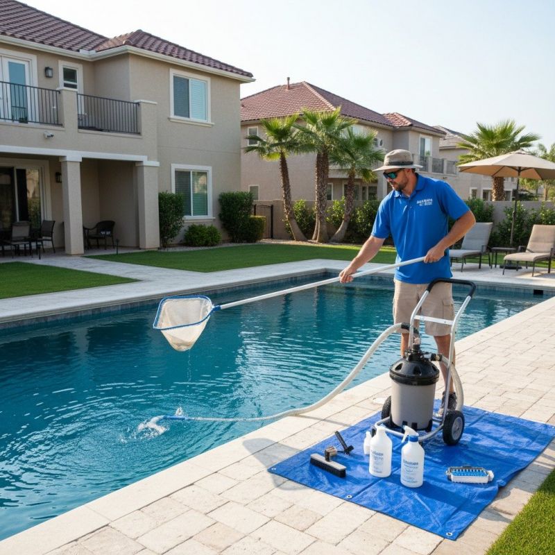 Pool Deck Cleaning