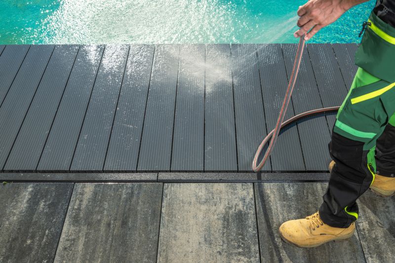 Pool Deck Pressure Washing detail