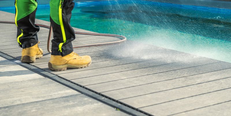 Pool Deck Pressure Washing